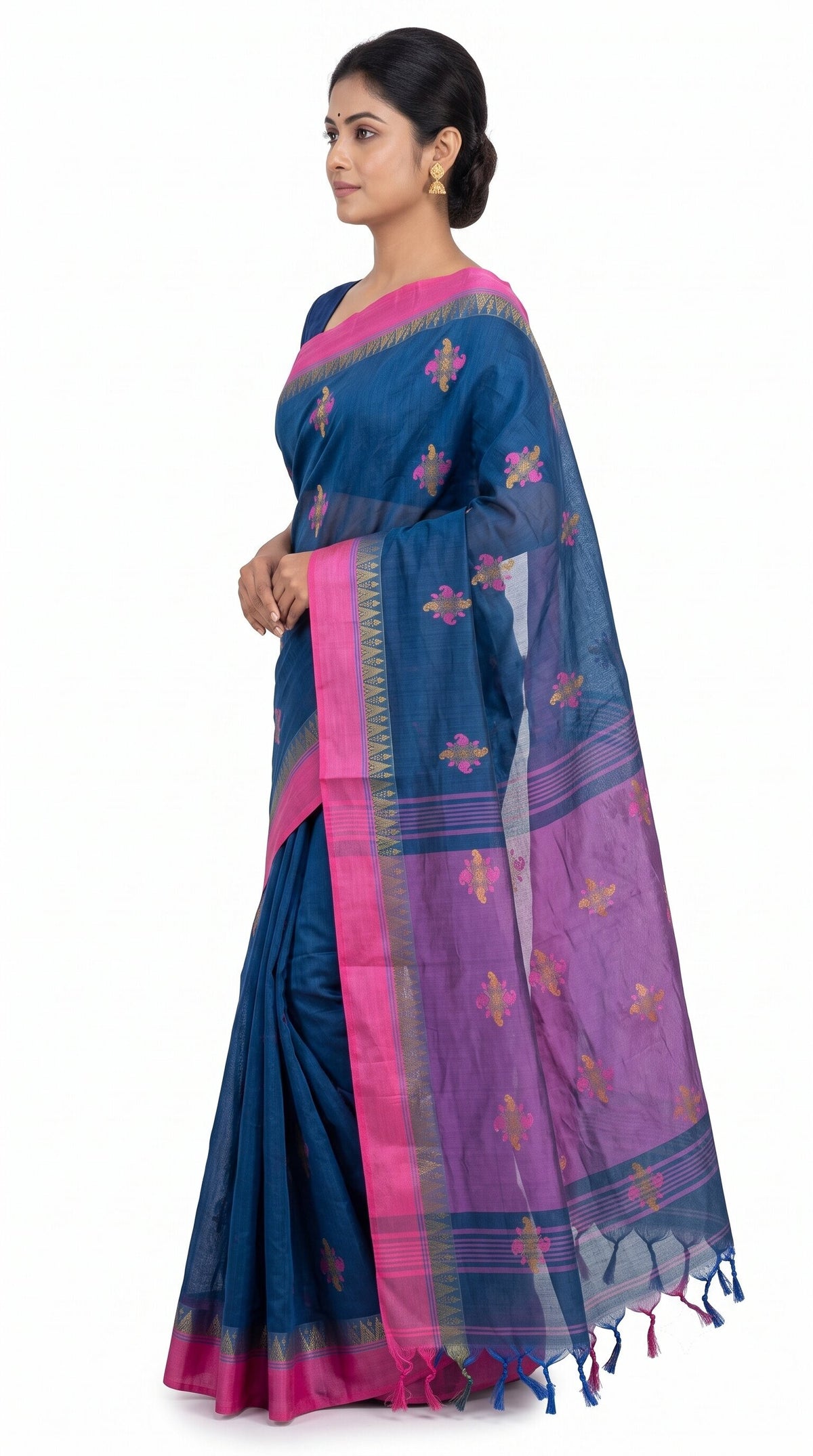 Pradip Fabrics Classic Woven Silk Cotton Saree