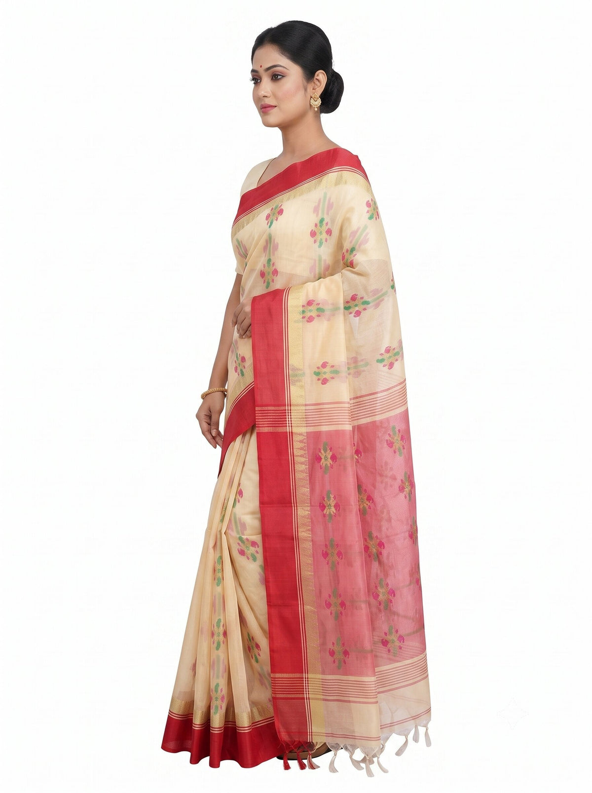 Pradip Fabrics Classic Woven Silk Cotton Saree