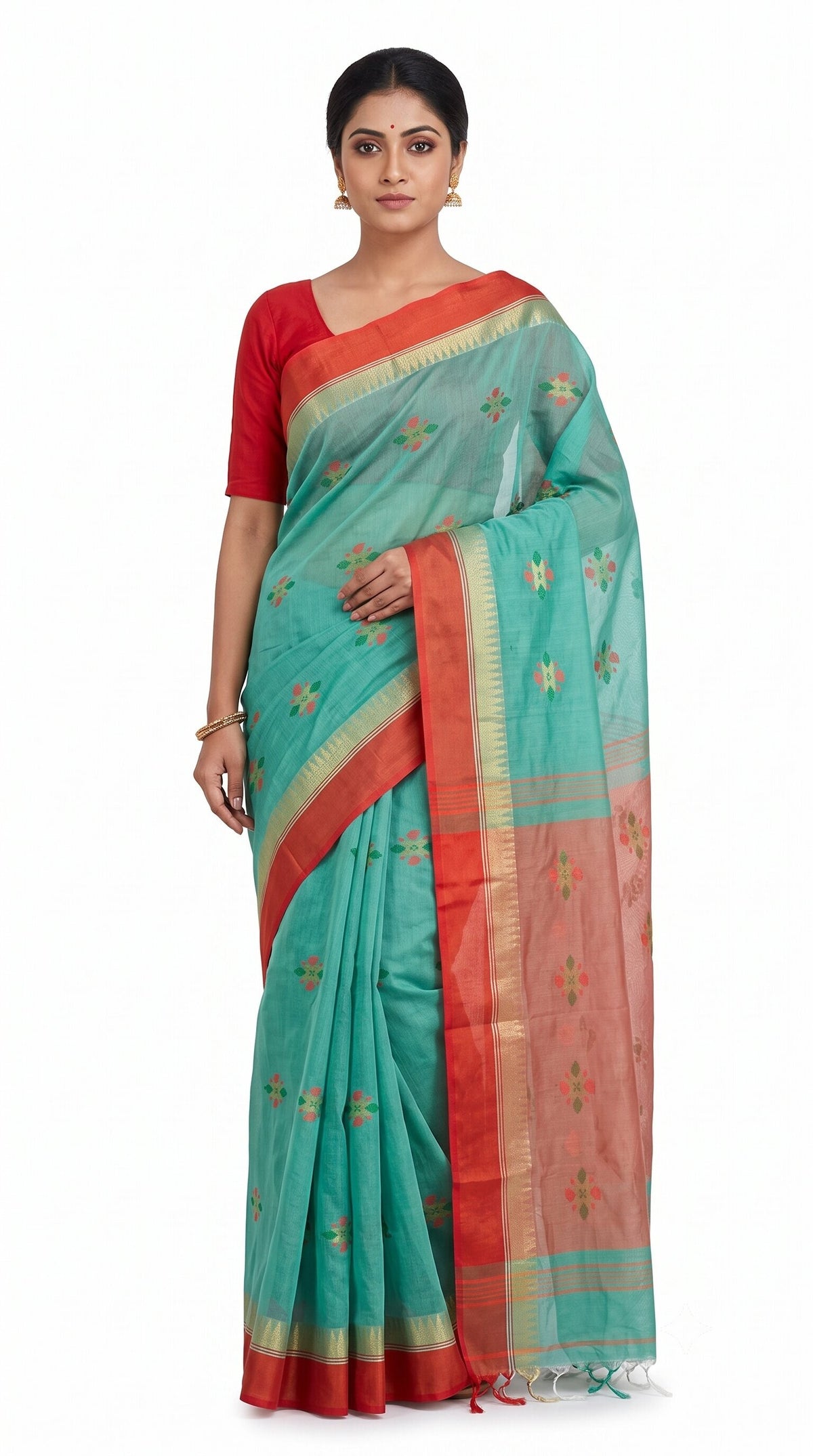 Pradip Fabrics Classic Woven Silk Cotton Saree