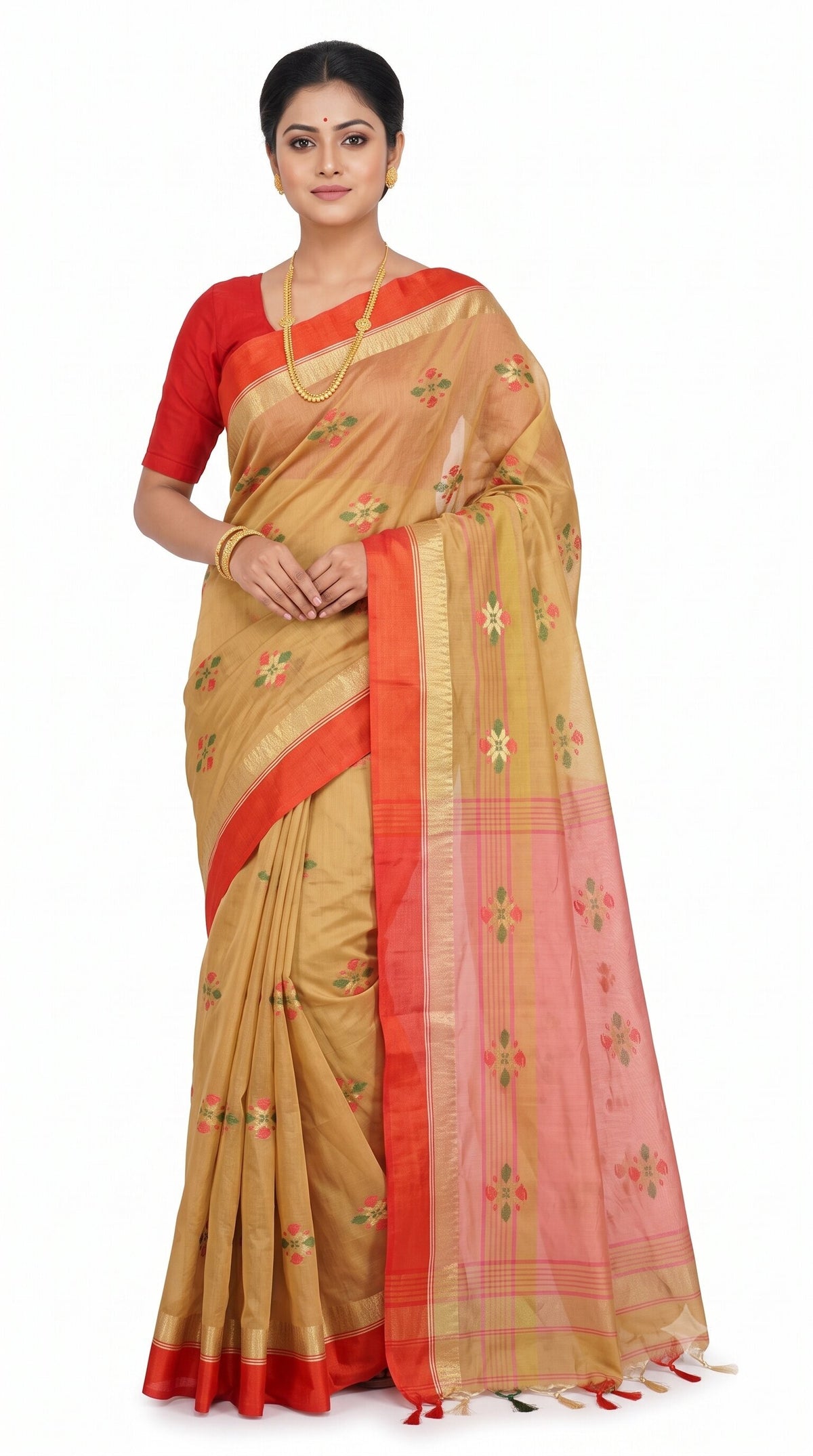 Pradip Fabrics Classic Woven Silk Cotton Saree