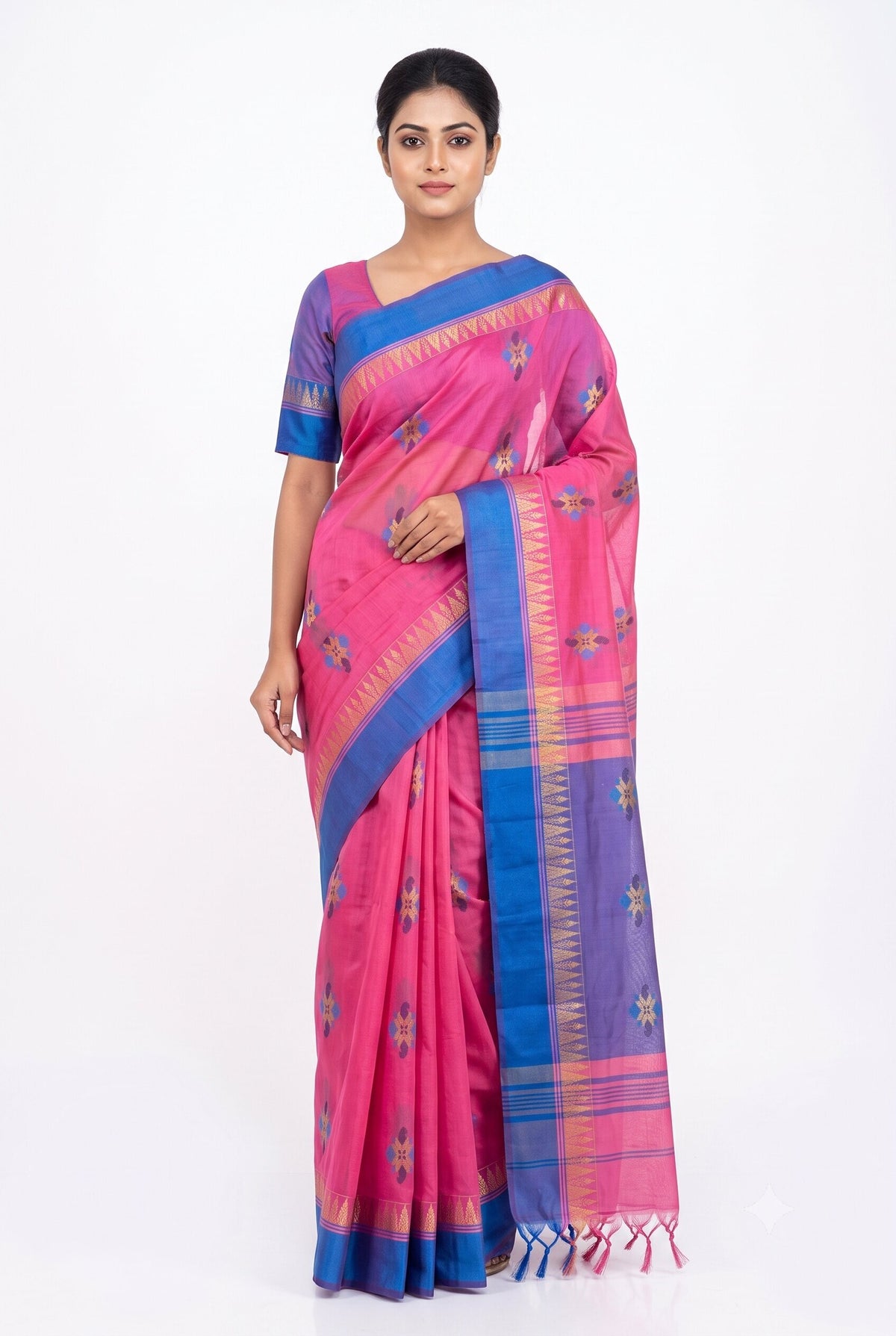 Pradip Fabrics Classic Woven Silk Cotton Saree