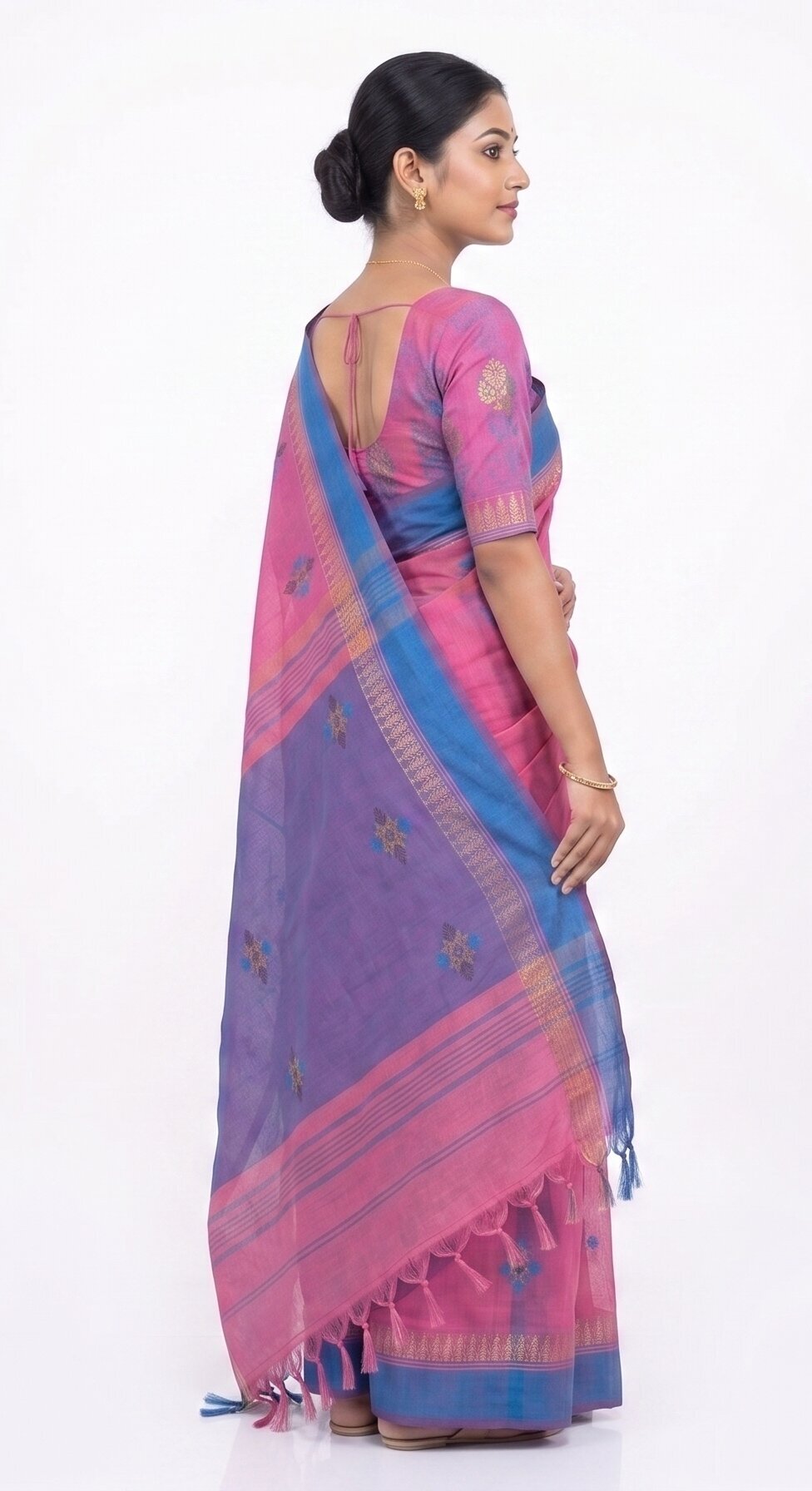 Pradip Fabrics Classic Woven Silk Cotton Saree
