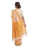 Pradip Fabrics Women's Printed Cotton Blend Saree ( Red )