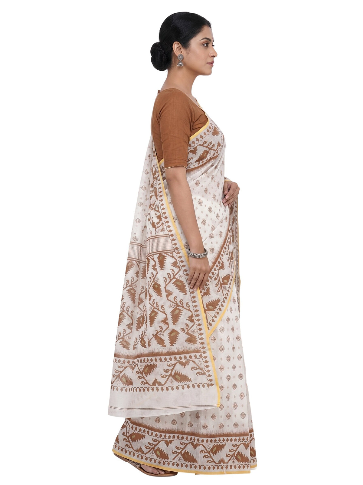 Pradip Fabrics Women's Woven Cotton Blend Traditional Saree