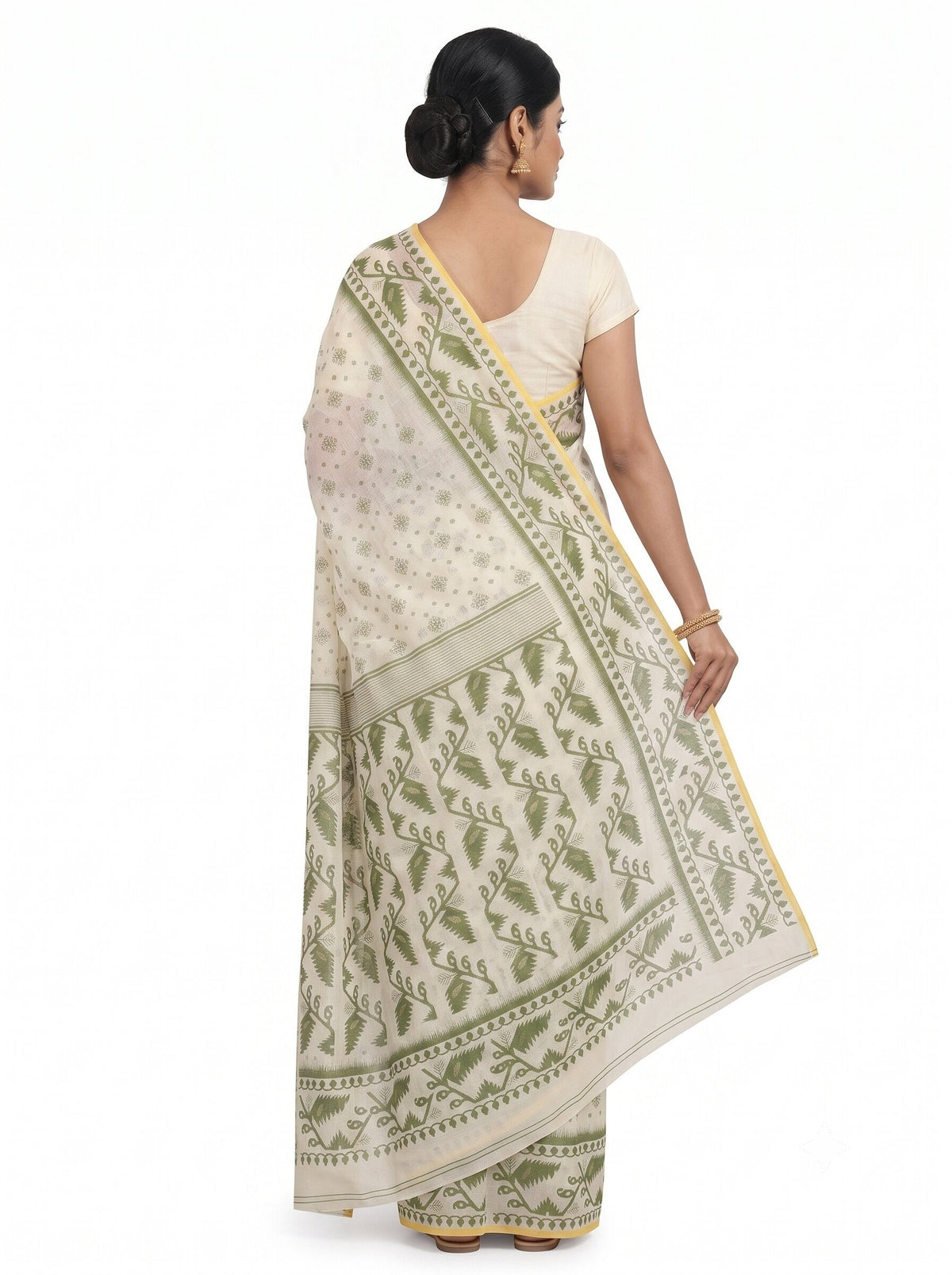 Pradip Fabrics Women's Woven Cotton Blend Traditional Saree