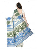 Pradip Fabrics Self Design Tant Cotton Silk Saree