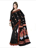 Pradip Fabrics Woven Black color Soft Handloom Saree
