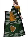 Pradip Fabrics Woven Soft Handloom Yellow & Green Color Saree