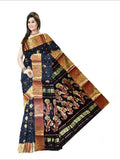 Pradip Fabrics Woven Tant Banarasi Black Color Saree