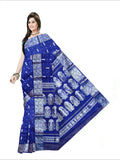 Pradip Fabrics Woven Tant Banarasi Blue Color Saree