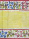 Pradip Fabrics Woman's Reshom kota print Saree