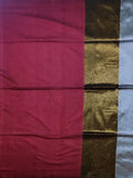 Soft cotton sarees Maroon color
