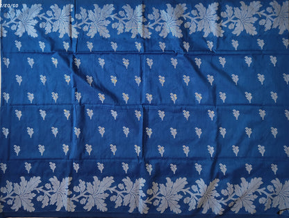 Pradip Fabrics Woven Soft Handloom cotton Light Blue Color Saree