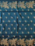 Pradip Fabrics Woven Soft Handloom cotton Aqua Green  Color Saree