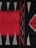Pradip Fabrics Woven Soft Handloom Red  & Black Color Saree