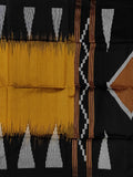 Pradip Fabrics Woven Soft Handloom Deep yellow & Black Color Saree