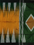 Pradip Fabrics Woven Soft Handloom Yellow & Green Color Saree