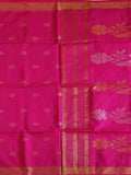 Pradip Fabrics Woven Soft Handloom Pink Color Saree
