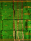 Pradip Fabrics Woven Soft Handloom Green Color Saree
