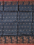 Pradip Fabrics Woven Black & Red color Pure Soft Handloom Saree