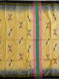 Pradip Fabrics Woven Light yellow Color Pure Soft Tissue Handloom Saree
