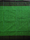 Pradip Fabrics Woven Green and Black  Color Pure  Soft Viscous  Print  Handloom Saree