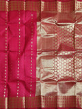 Pradip Fabrics Woven Red Color Pure Tant cotton  Saree