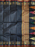Pradip Fabrics Woven Black Color Pure Tant cotton  Saree