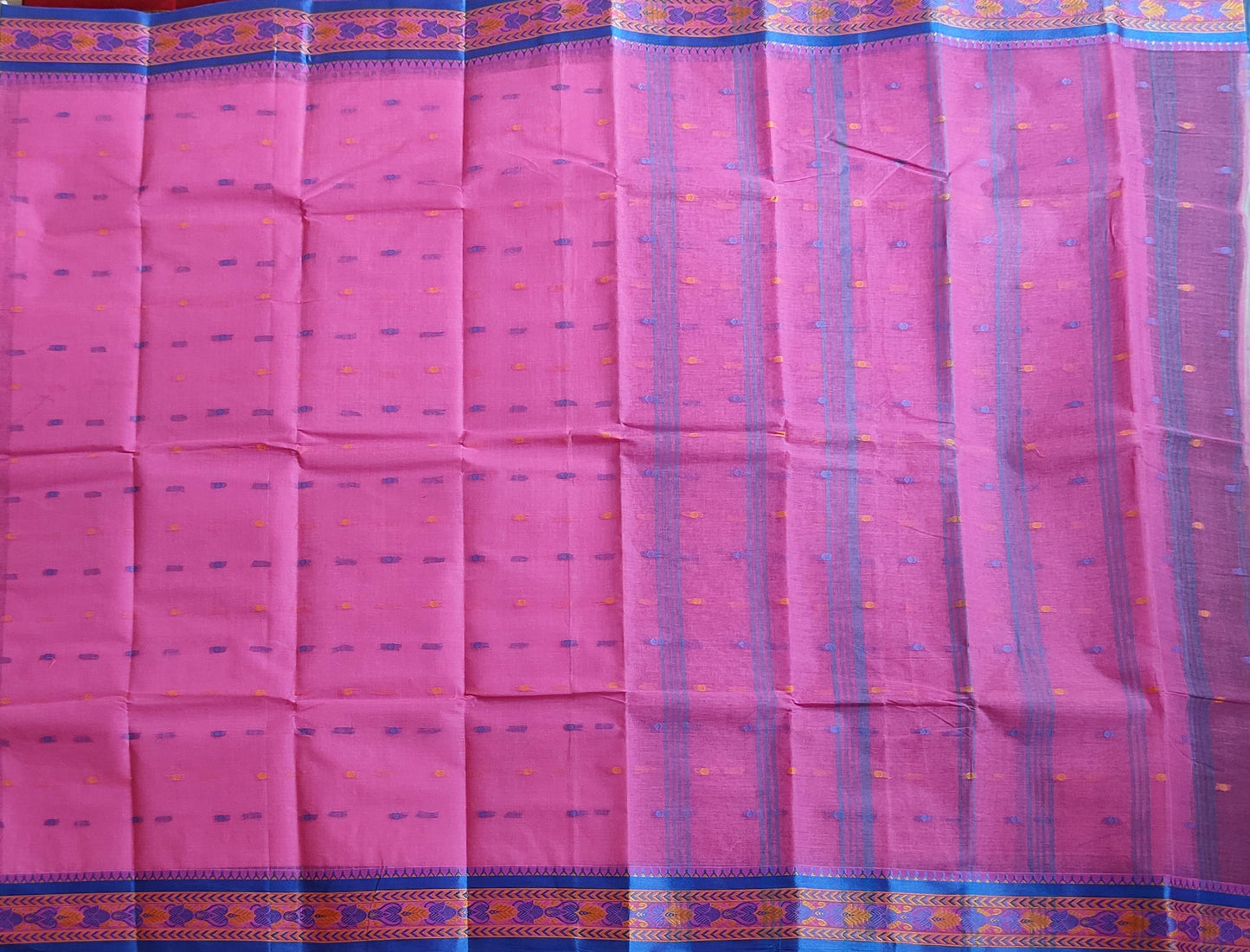 Pradip Fabrics Woven Pink color  Pure Tant cotton  Saree