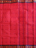 Pradip Fabrics Woven Red color  Pure Tant cotton  Saree