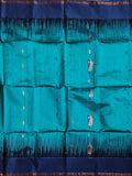 Pradip Fabrics Woven Deep Sea green color Soft Handloom Saree