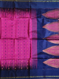Pradip Fabrics Woven Pink and Green color  Soft Handloom Saree