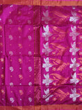 Pradip Fabrics Woven purple Color Soft Handloom Saree