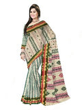 Pradip Fabrics Woven Tant Pure Cotton Saree (multicolor)