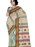 Pradip Fabrics Woven Tant Pure Cotton Saree (multicolor)