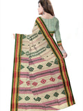 Pradip Fabrics Woven Tant Pure Cotton Saree (multicolor)