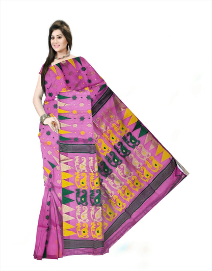 Pradip Fabrics Handloom Pure Tant Gap jamdni Saree