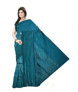 Stripe soft  cotton sarees