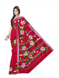 Pradip Fabrics Hand Painted Soft Linen Cotton Saree With Tassels