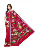 Pradip Fabrics Hand Painted Soft Linen Cotton Saree With Tassels
