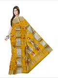 Pradip Fabrics Woven Tant Banarasi Yellow Color Saree