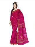 Pradip Fabrics Woven Soft Handloom Pink Color Saree