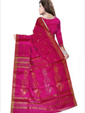 Pradip Fabrics Woven Soft Handloom Pink Color Saree