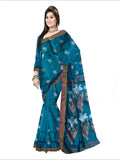 Pradip Fabrics Woven Sea Green Color Soft Handloom Saree