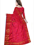 Pradip Fabrics Woven Red color  Soft Handloom Saree