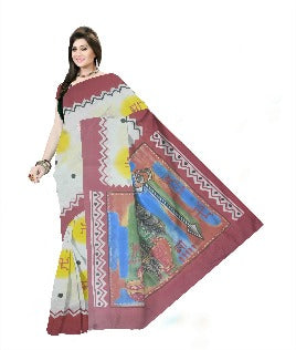 Pradip Fabrics Woman's 100% cotton Saree