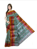 Pradip Fabrics Woven Light Green color  Pure Tant cotton  Saree