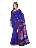 Pradip Fabrics Woven Blue color Soft Handloom Saree