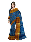 Pradip Fabrics Woven Blue color  Pure Tant cotton  Saree