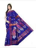 Pradip Fabrics Woven Blue color Soft Handloom Saree